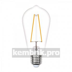 Лампа светодиодная Uniel Led-st64-4w/golden/e27 glv22go